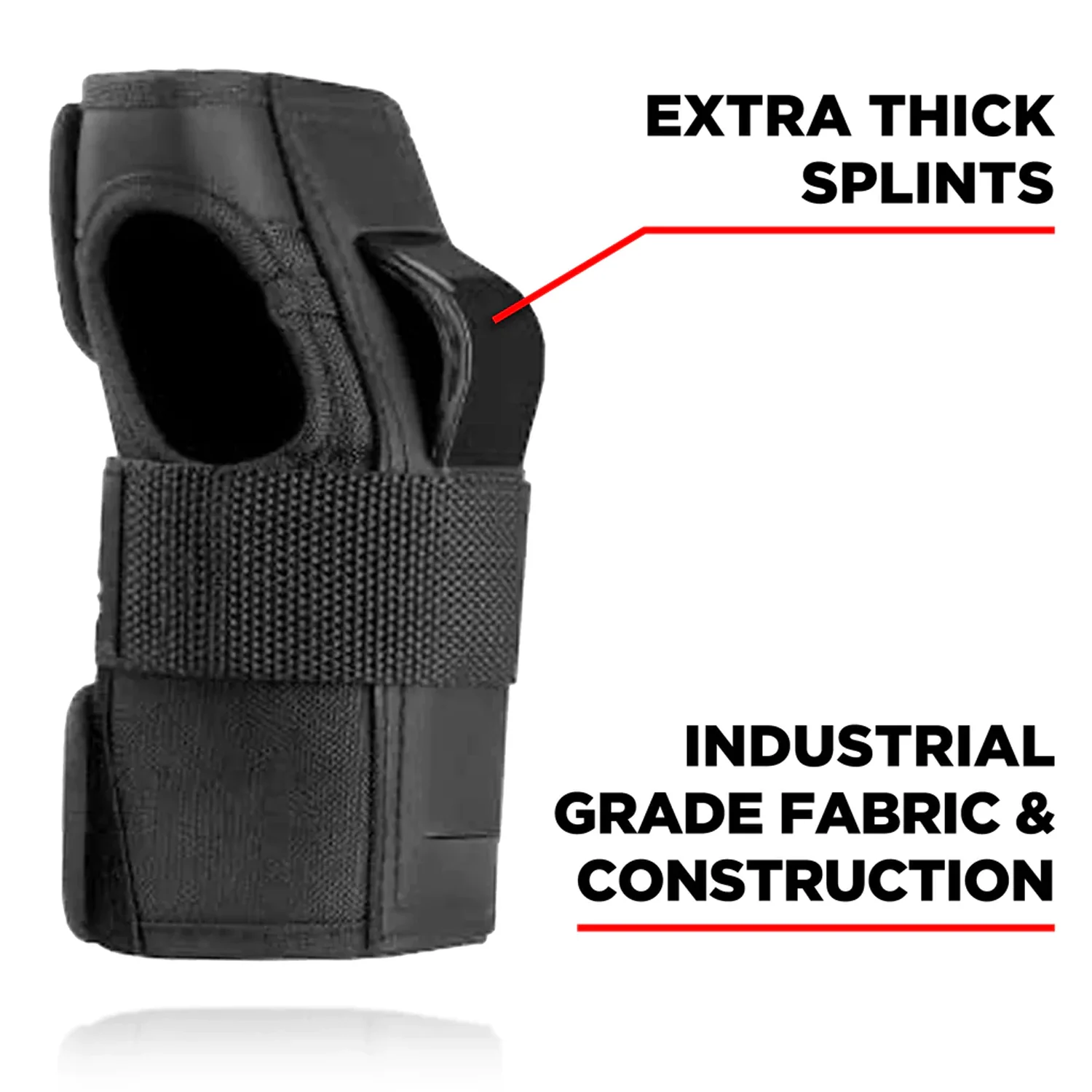 187 Skateboard Pads Wrist Guards Black Size S - Image 3