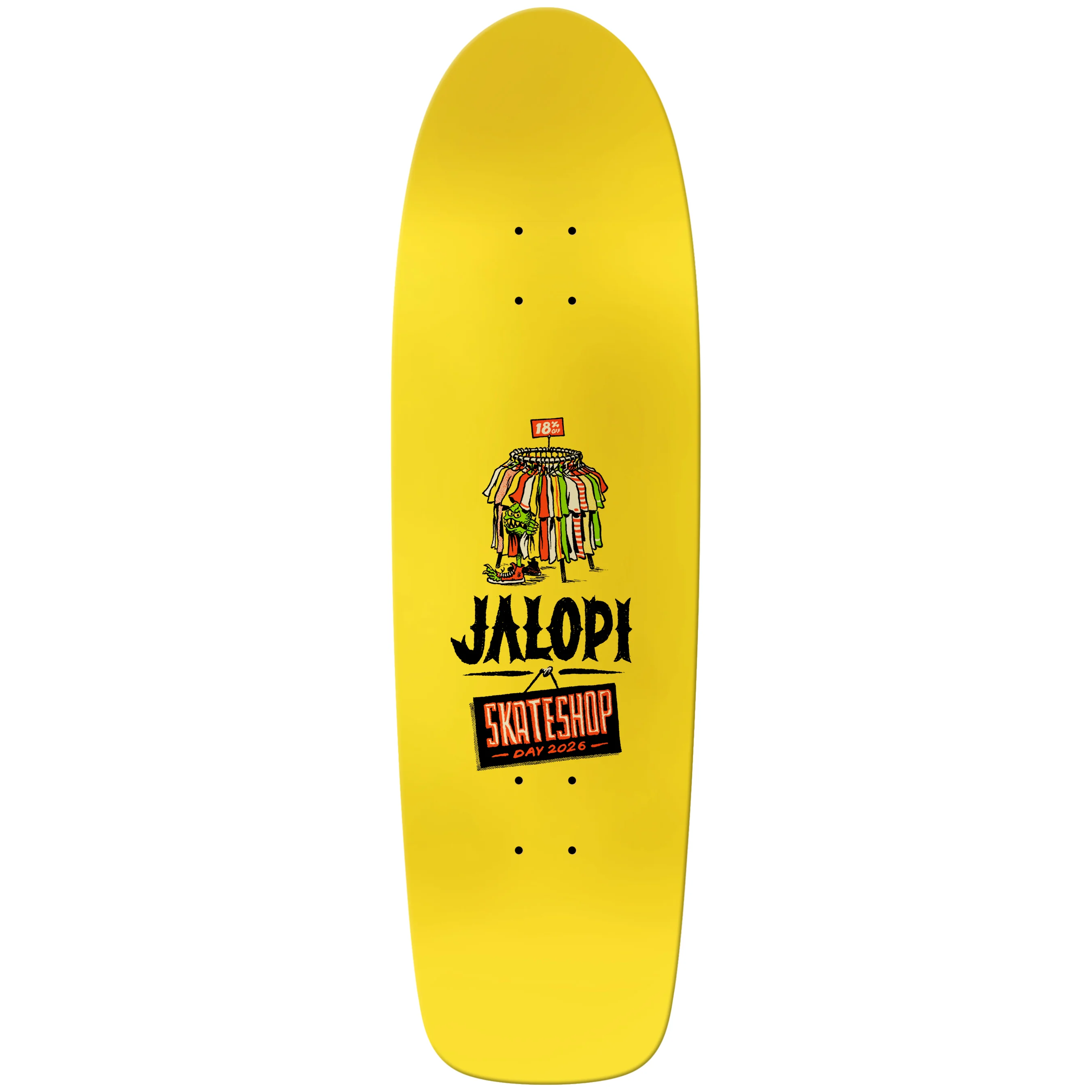 2026 Skateshop Day Deck - Anti Hero Jalopi Lurker 9.1" x 32" - Image 2