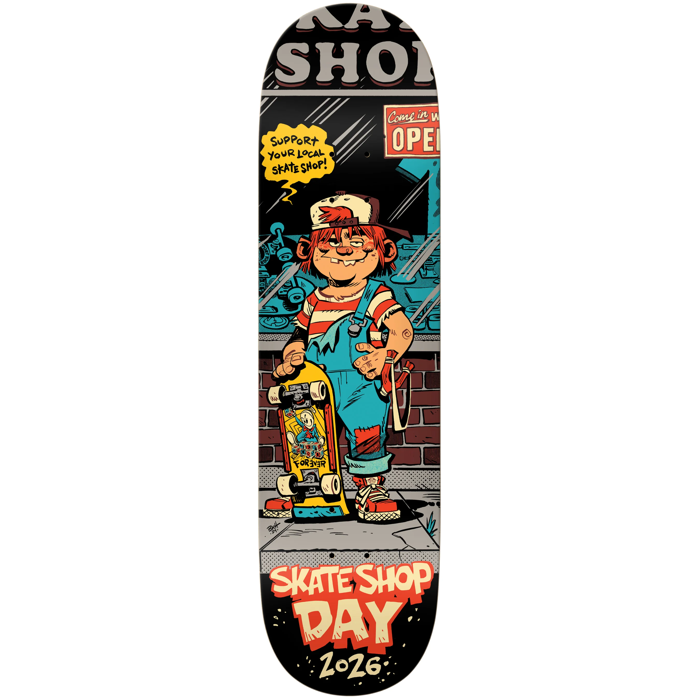 2026 Skateshop Day Deck - Deluxe Shop Keeper 8.25" x 32"