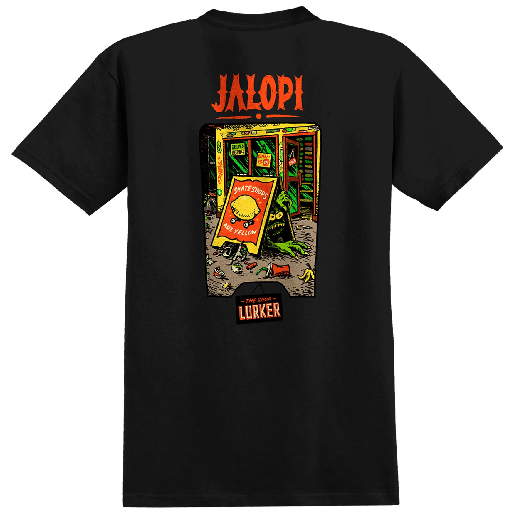 2026 Skateshop Day Shirt - Anti Hero Jalopi Shop Lurker - Image 2