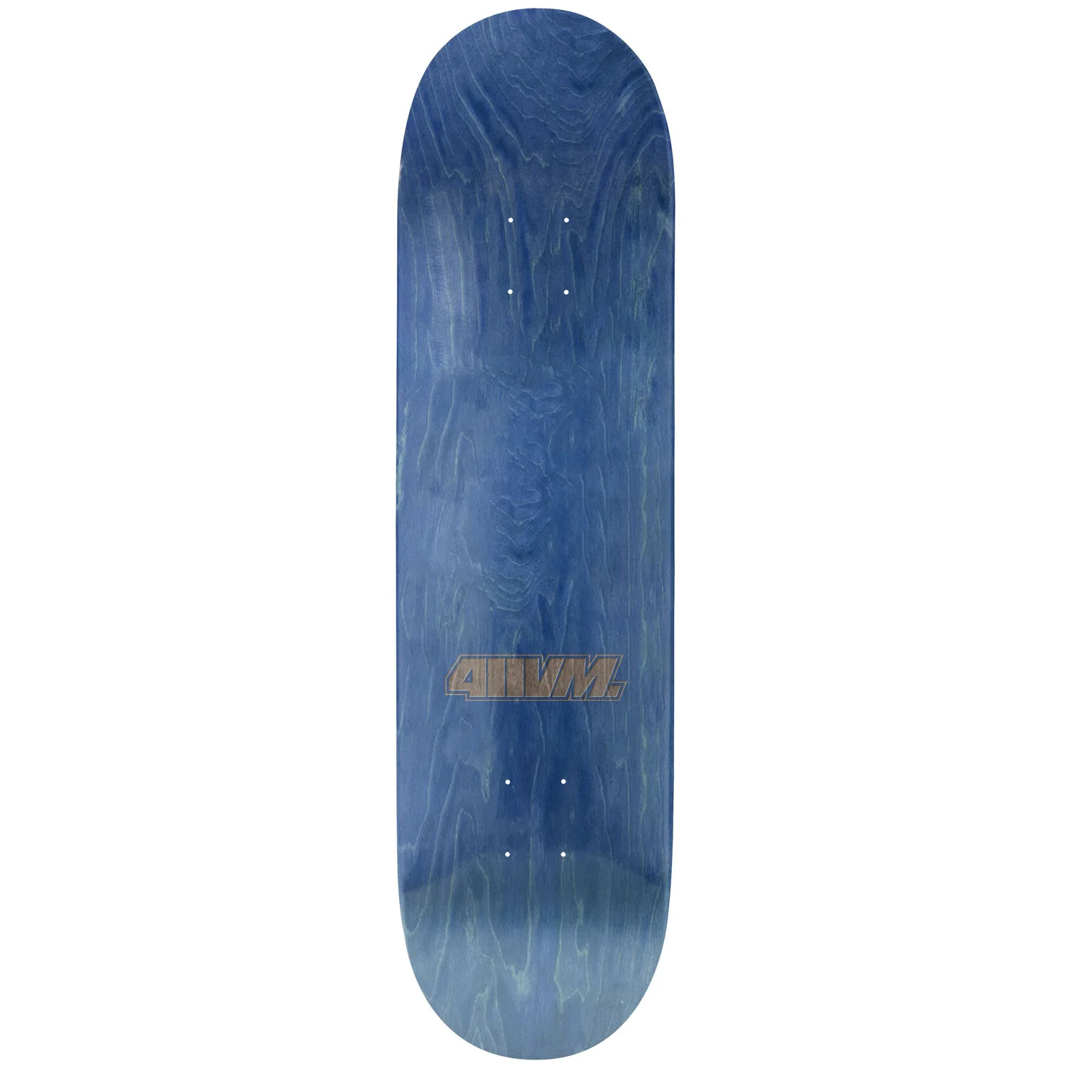 411VM Heritage Skateboard Complete Logo Blue/White 8.5" x 32" - Image 2