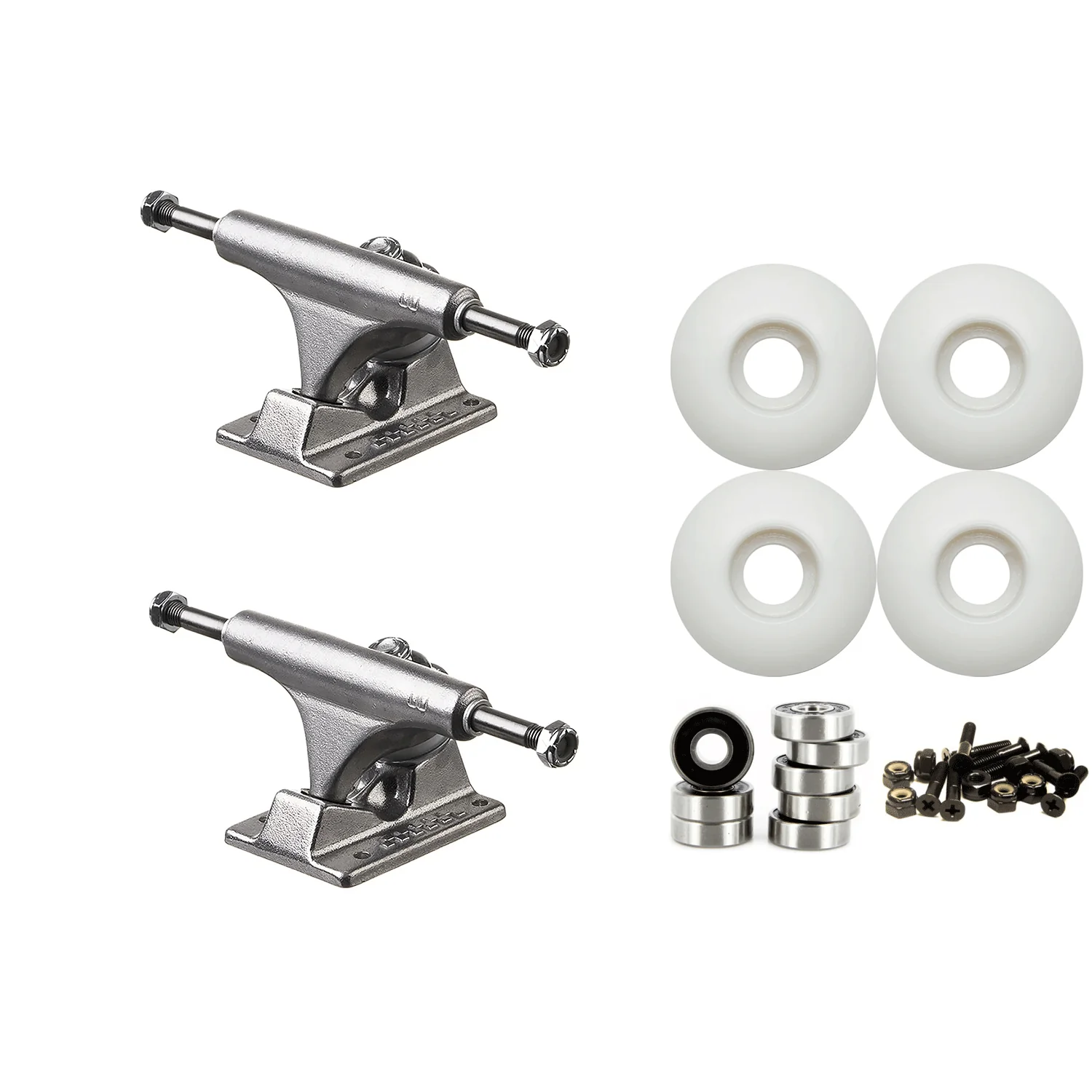 Ace 00 (6.5") Skateboard Trucks 52mm Wheels and Bearings Combo Package