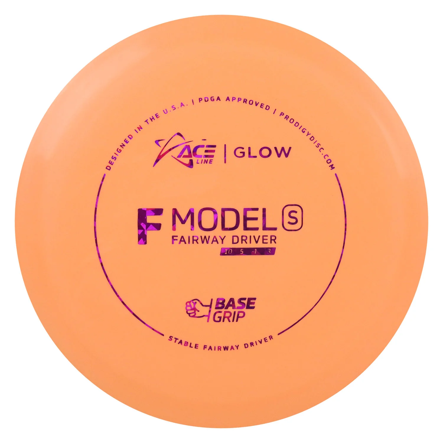Ace Line Disc Golf BaseGrip Glow F Model S Fairway Driver 10/5/-1/3 - Choose Exact Disc - Image 3