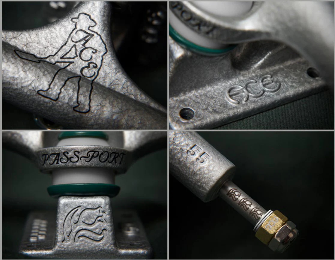 Ace Skateboard Trucks AF1 Limited Hollow Passport 44 (8.25") - Image 3