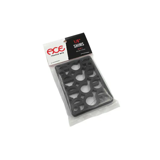 Ace Trucks Riser Pads 1/8" Shims Riser Black - Image 3