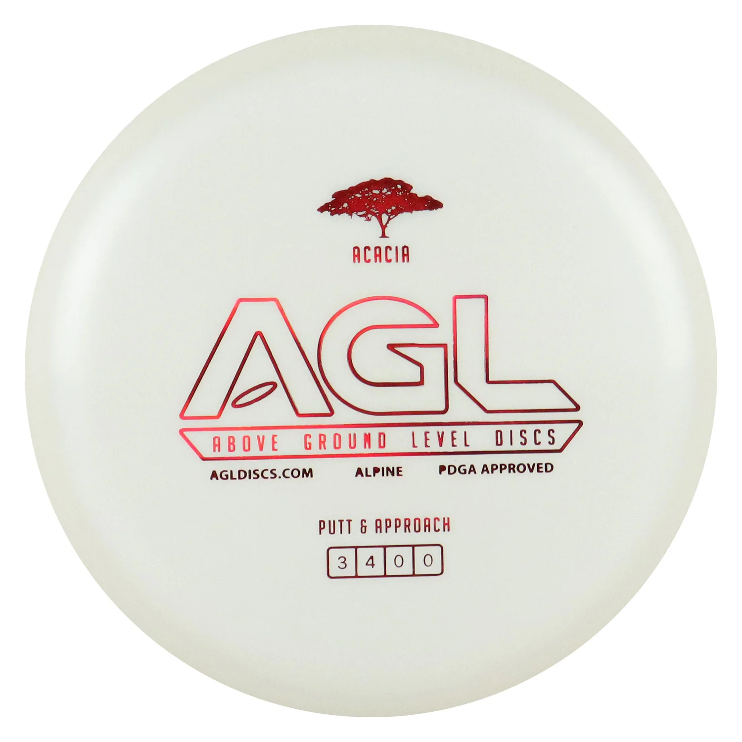 AGL Disc Golf Alpine Glow Acacia Putter 3/4/0/1 - Choose Exact - Image 2