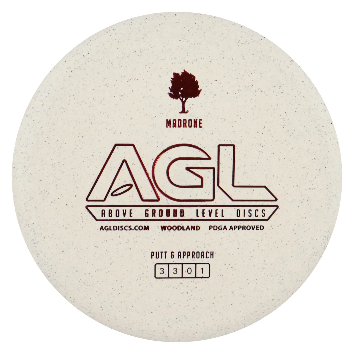 AGL Disc Golf Woodland Hemp Madrone Putter 3/3/0/1 - Choose Exact - Image 2