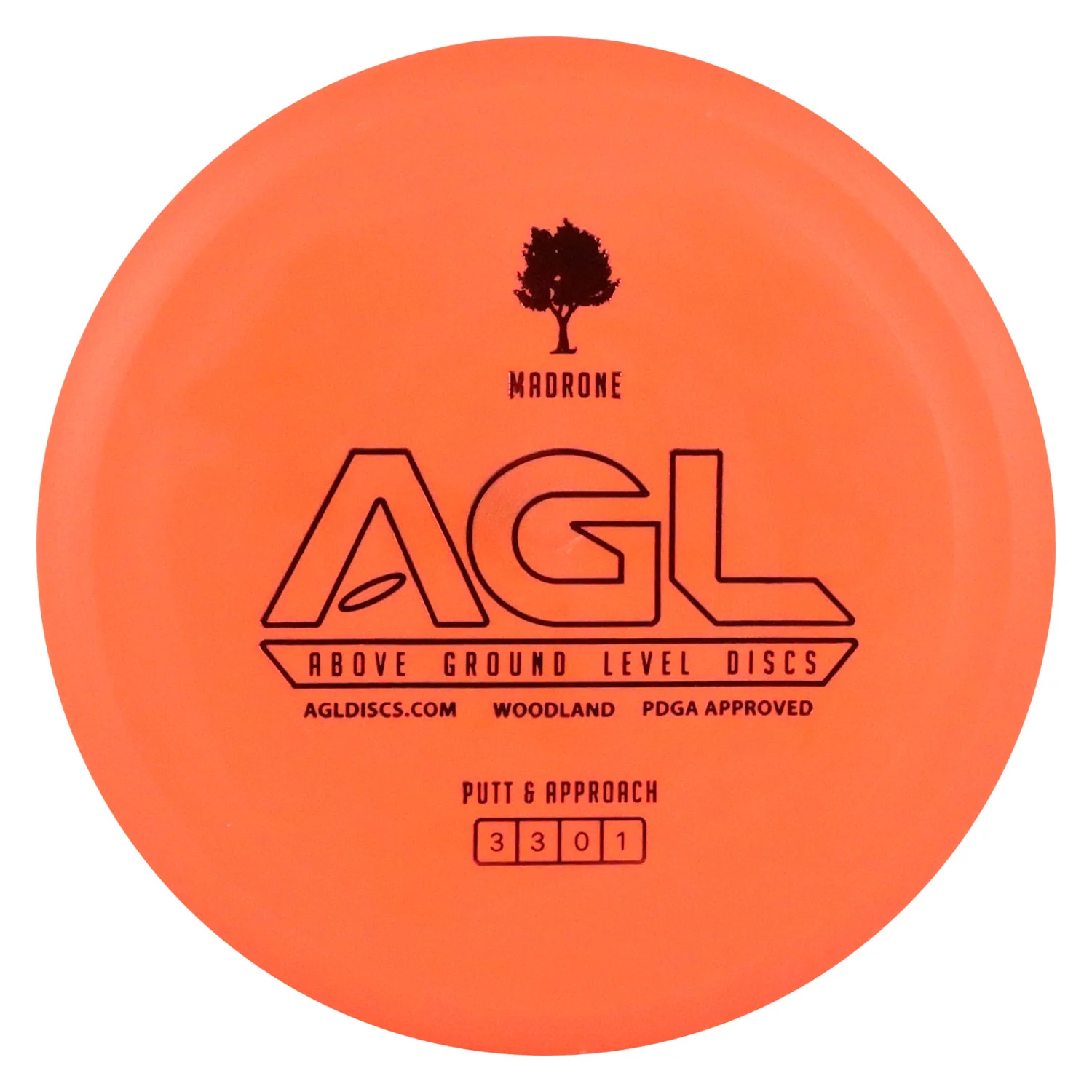 AGL Disc Golf Woodland Madrone Putter 3/3/0/1 - Choose Exact - Image 3