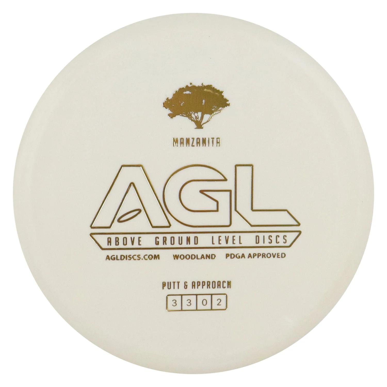 AGL Disc Golf Woodland Superglow Manzanita Putter 3/3/0/2 - Choose Exact - Image 2