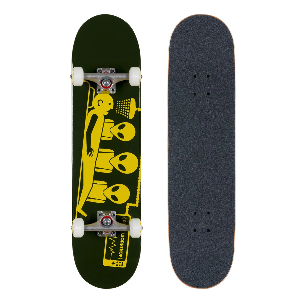 Alien Workshop Complete Abduction Green/Yellow 8.0" Assembled