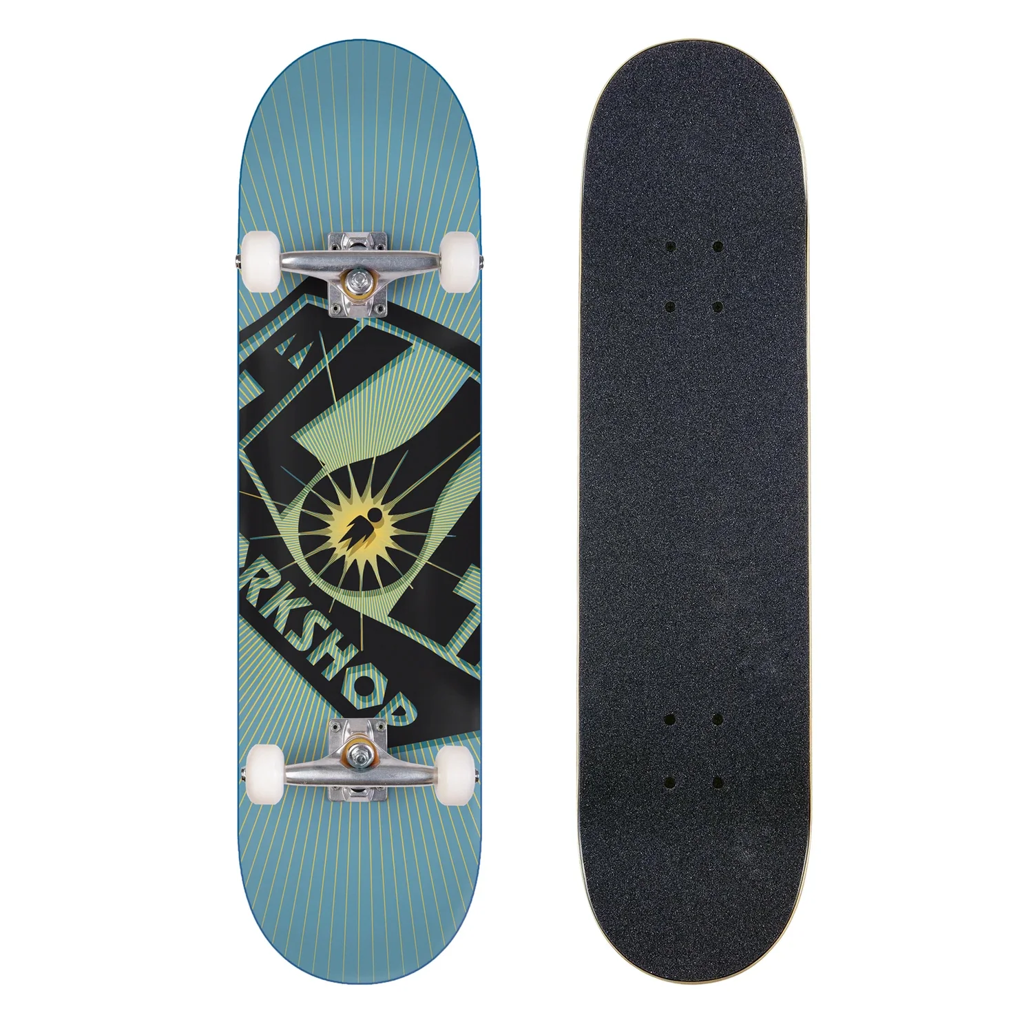 Alien Workshop Complete OG Burst Blue 8.0" Assembled
