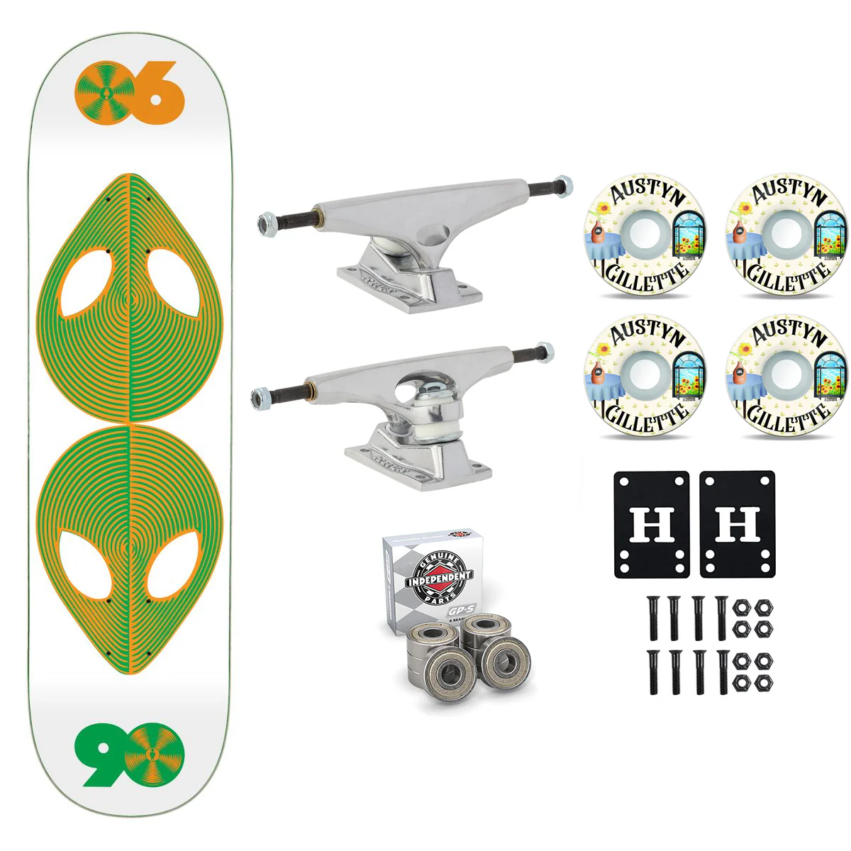 Alien Workshop Premium Upgrade Complete Scanner Twin Tail Krux, Sml, Independent