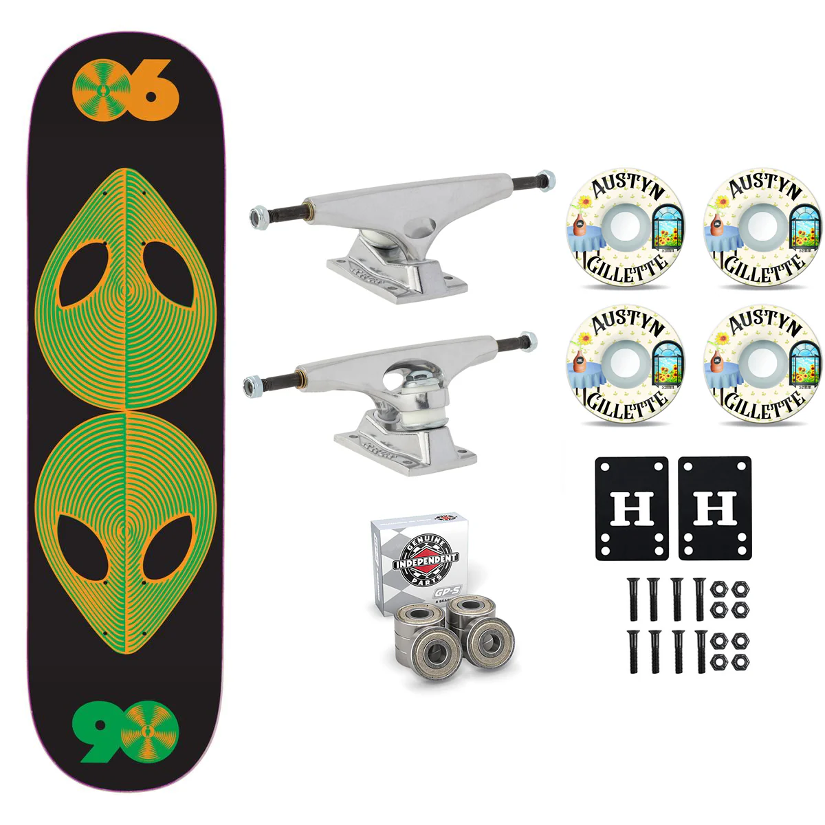 Alien Workshop Premium Upgrade Complete Scanner Twin Tail Krux, Sml, Independent