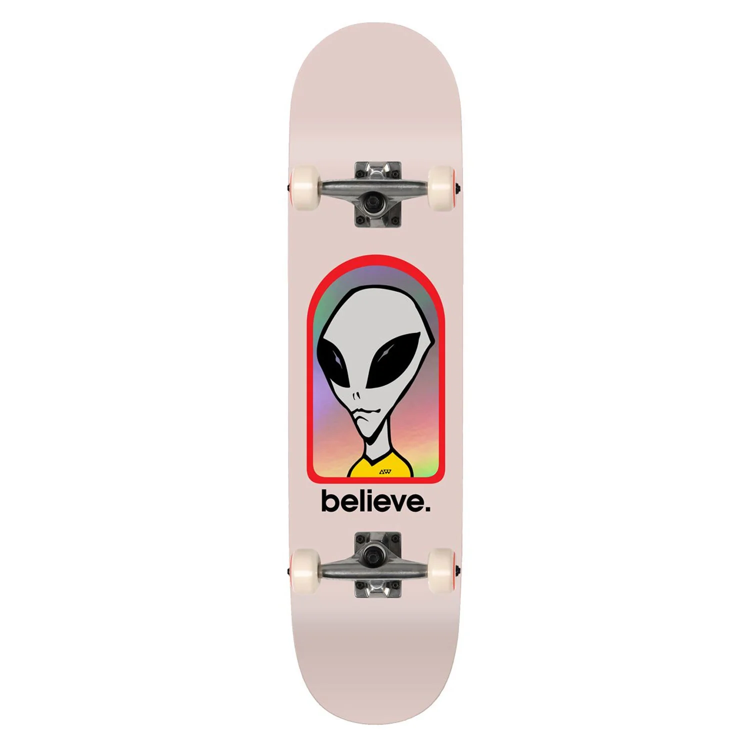 Alien Workshop Skateboard Complete Believe Pink 8.0" x 31.625"