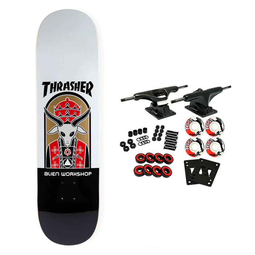 Alien Workshop Skateboard Complete Priest Thrasher 8.5" x 32.25"