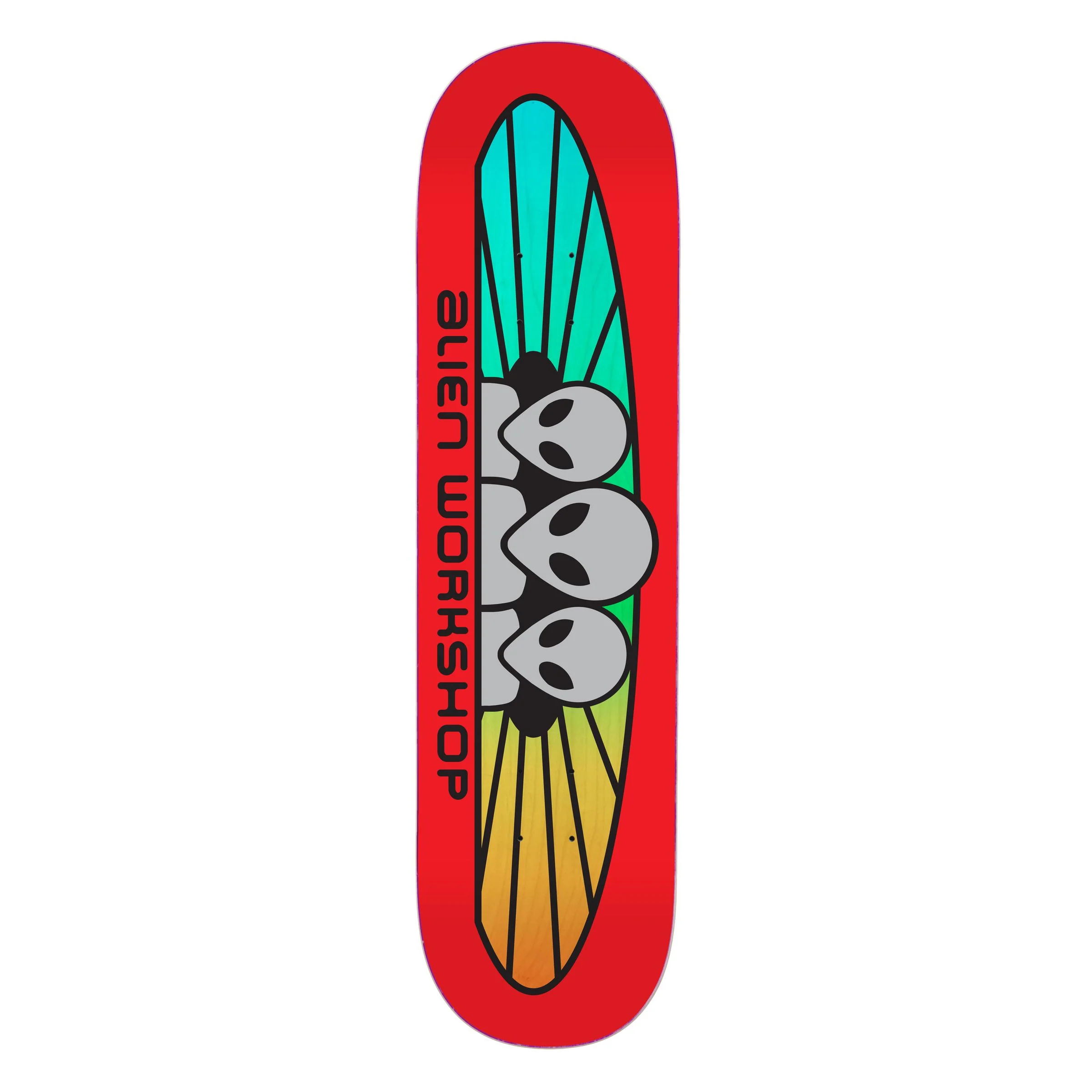 Alien Workshop Skateboard Complete RGB Spectrum Red 8.5" x 32.5" - Image 2
