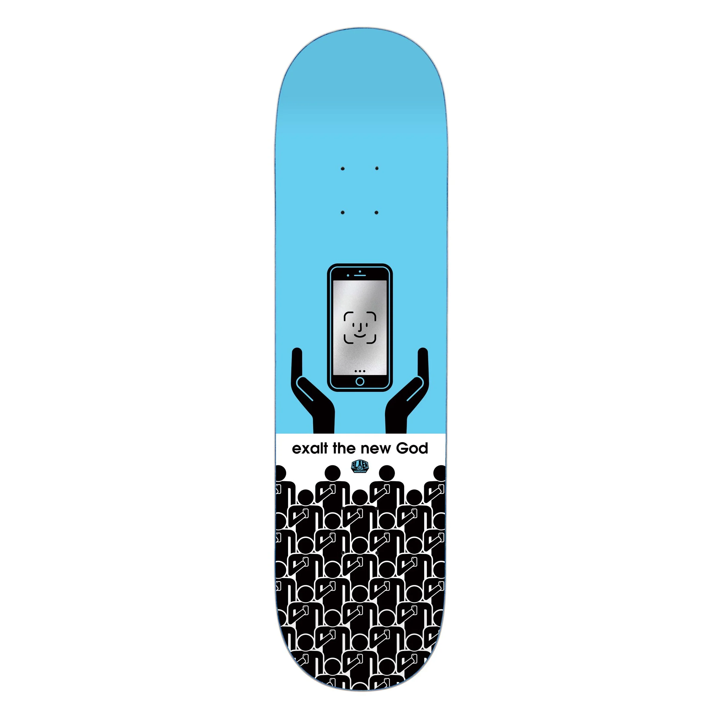 Alien Workshop Skateboard Complete Self Exalt Blue 8.0" x 31.75" - Image 2