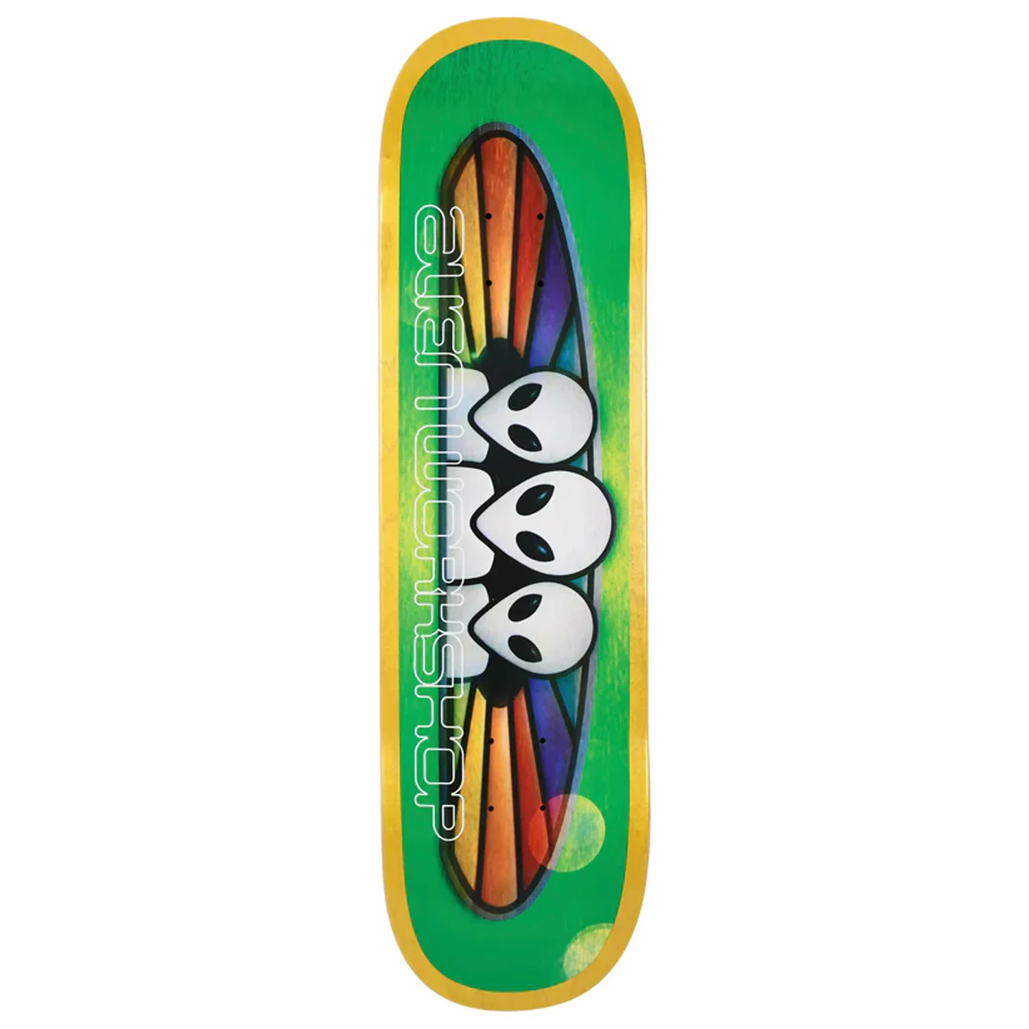 Alien Workshop Skateboard Complete Spectrum VHS Twin Green 8.5" x 32.25" - Image 2