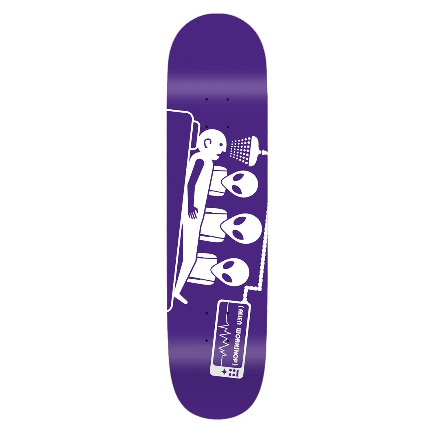 Alien Workshop Skateboard Deck Abduction Purple 7.5" x 31.125"