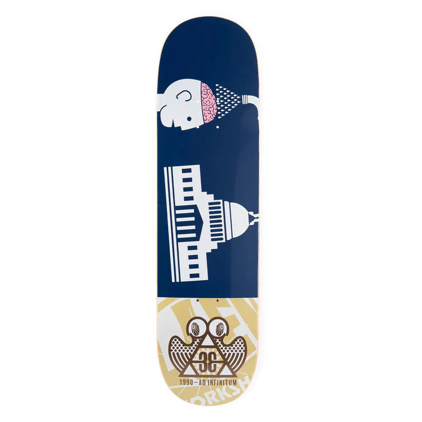 Alien Workshop Skateboard Deck Brainwash 33 8.5" x 32.25"