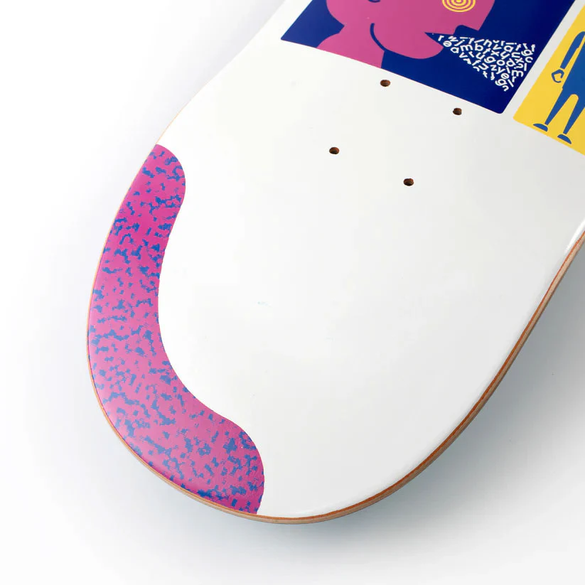Alien Workshop Skateboard Deck Communique White 8.5" x 32.25" - Image 3