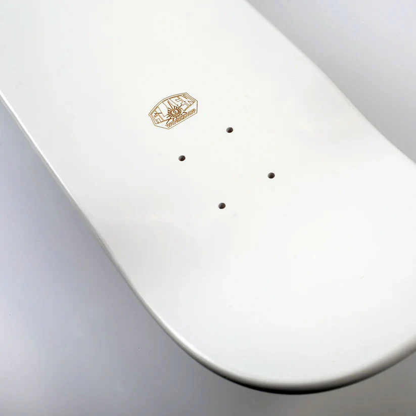 Alien Workshop Skateboard Deck Guevara Artificial Intelligence Twin White 8.25" x 32.25" - Image 2