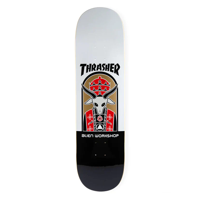 Alien Workshop Skateboard Deck Priest Thrasher 8.5" x 32.25"