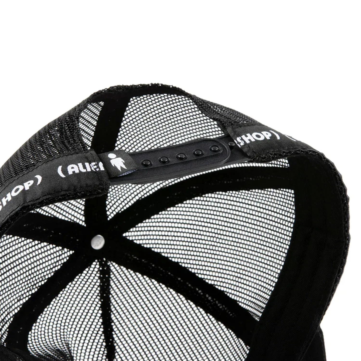Alien Workshop Skateboard Snapback hat Parentheses Mesh Black - Image 3