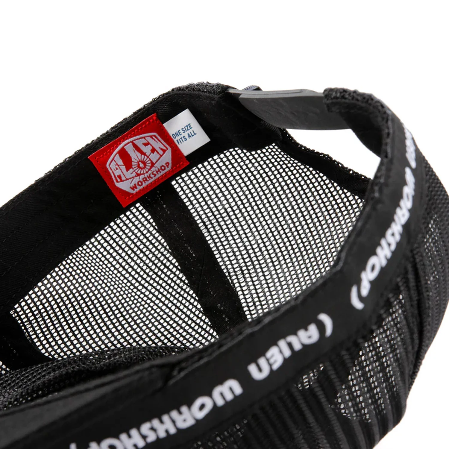 Alien Workshop Skateboard Snapback hat Parentheses Mesh Black - Image 4