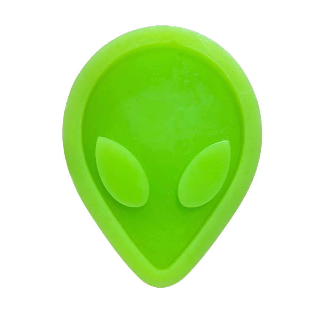Alien Workshop Skateboard Wax Alien Head Curb Wax Green - Image 3