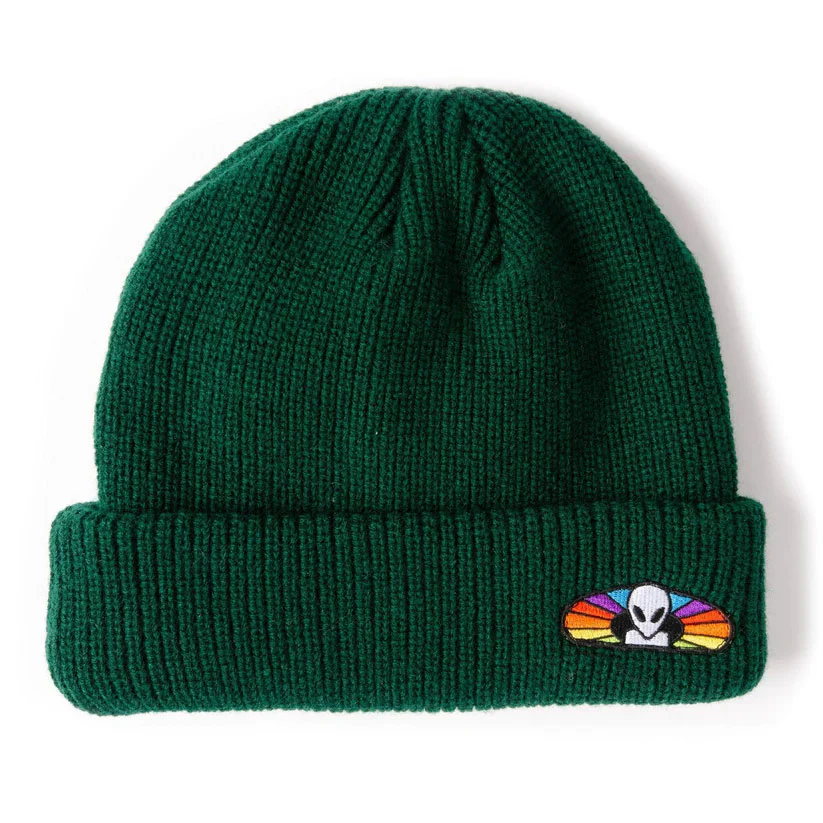 Alien Workshop Skateboards Beanie Spectrum Embroidered Green