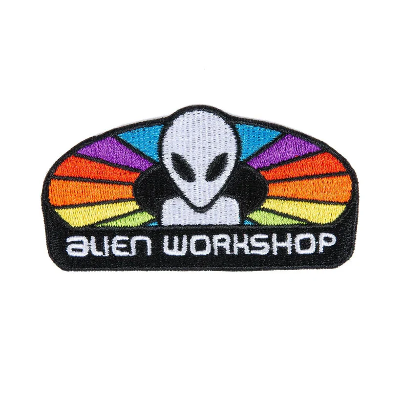 Alien Workshop Skateboards Iron On Patch Spectrum Multi