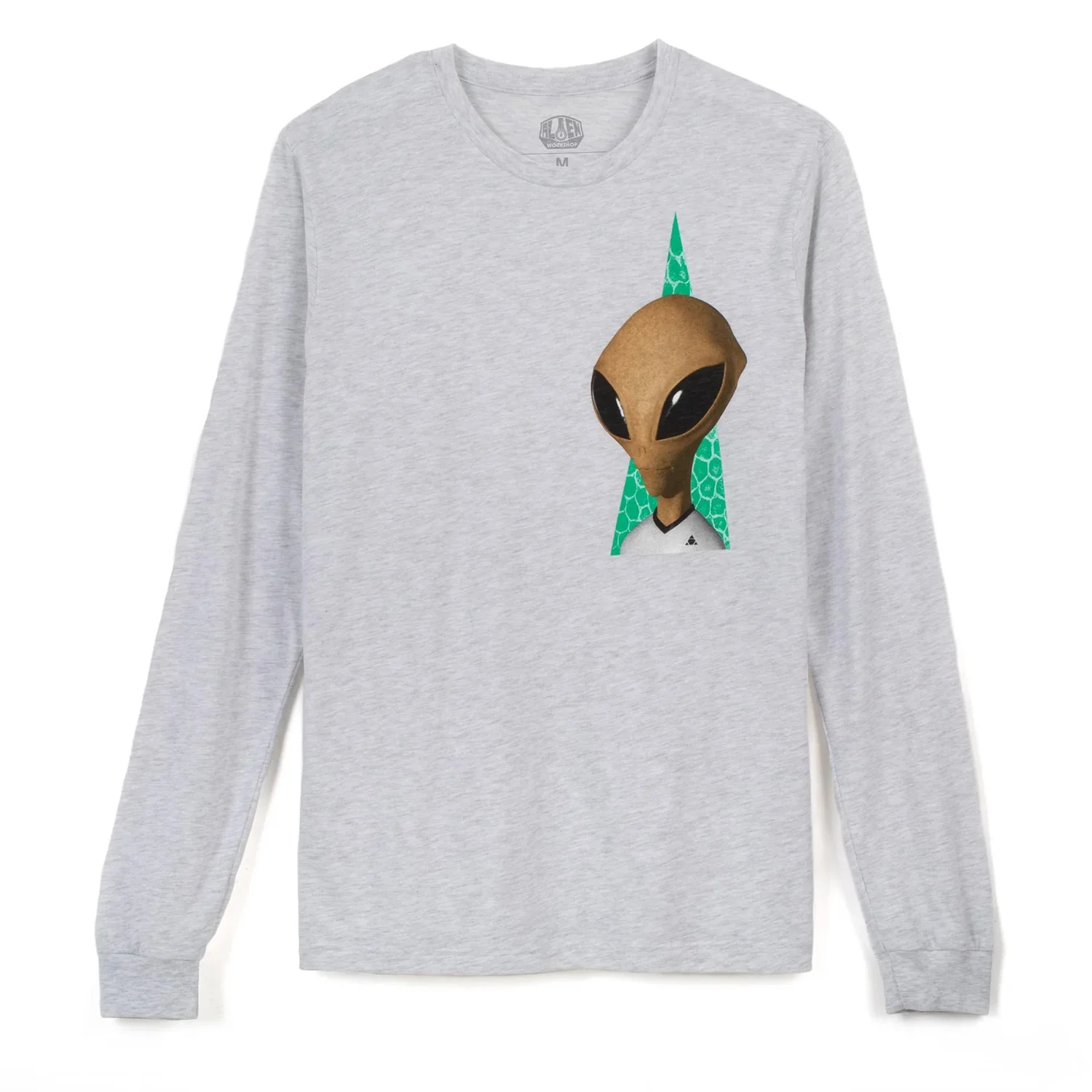 Alien Workshop Skateboards Longsleeve Visitor Reality Heather Grey