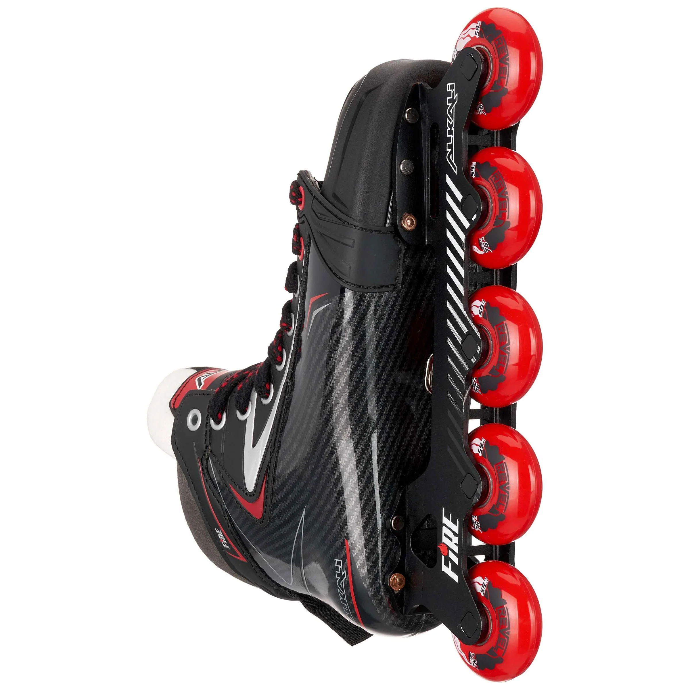 Alkali Goalie Skates Fire 1 Goal for Roller Hockey Size 12 SR - Image 5