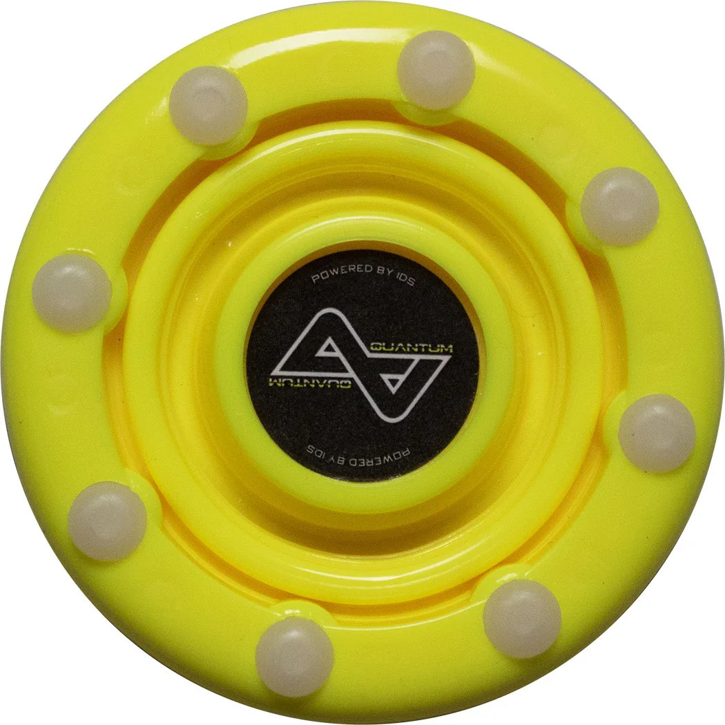 Alkali Roller Hockey Puck Quantum IDS Pro Shot - Yellow