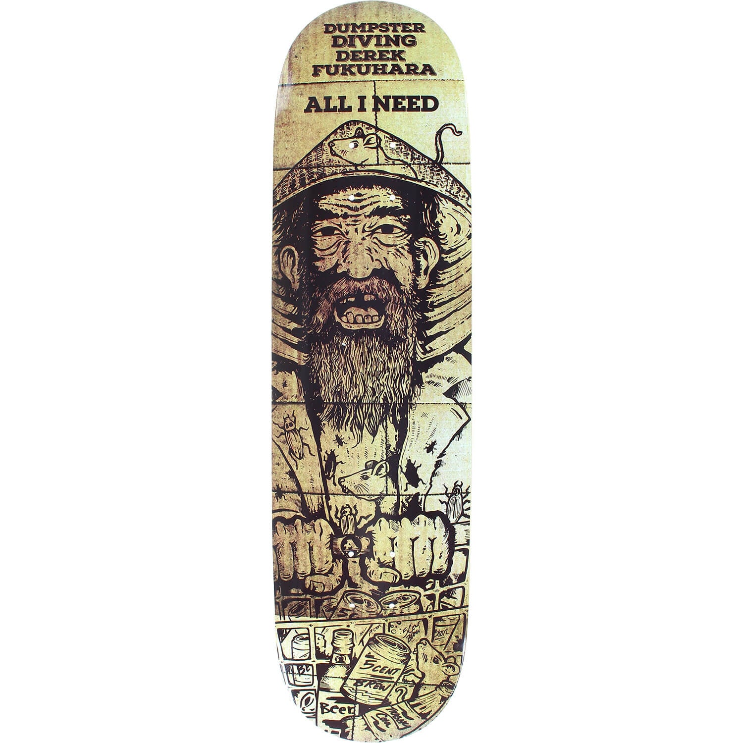 All I Need Deck Fukuhara Hobo 8.1"