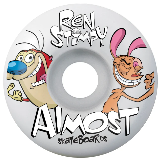 Almost Skateboard Complete Ren and Stimpy Drain FP 8.0" - Image 2