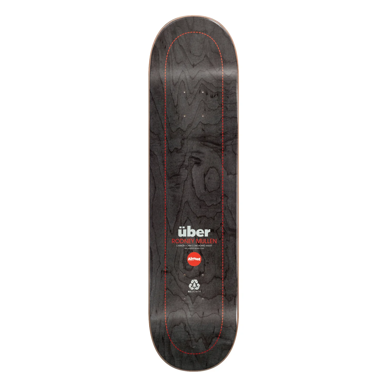 Almost Skateboard Deck Mullen Uber Expanded Gold 8.375" x 32.2" - Image 2