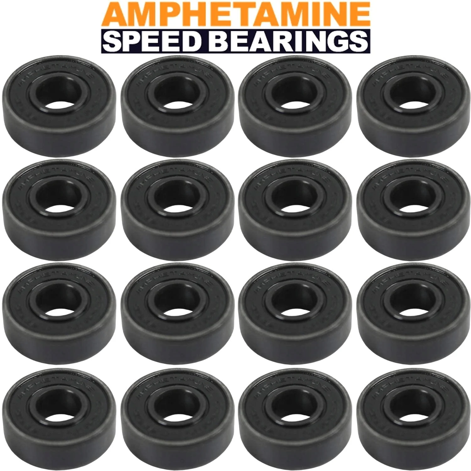 Amp Inline Roller Hockey Speed Bearings and Spacers Kit Ceramic Hybrid - Image 2