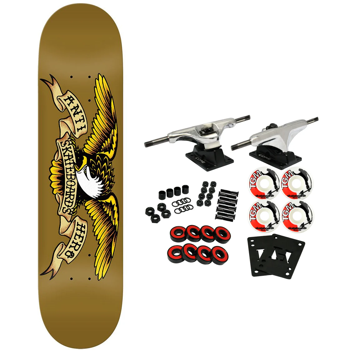 Anti Hero Complete Classic Eagle Tan 8.06"