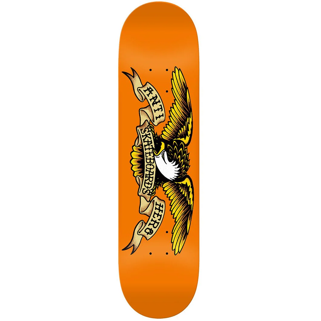 Anti Hero Deck Classic Eagle Orange 9.0"