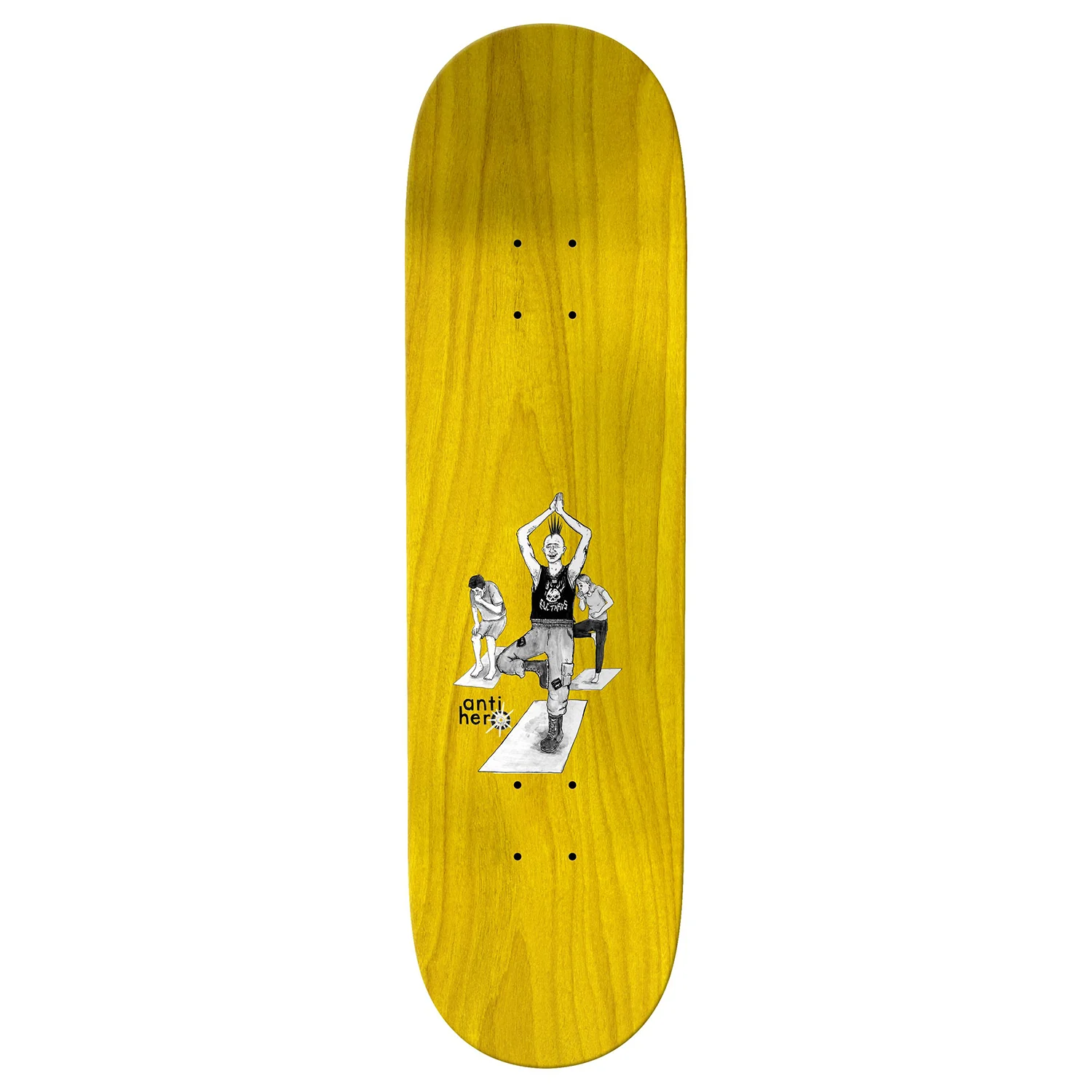 Anti Hero Skateboard Complete Doobie I Farted in Yoga Class 8.69" x 32.62" - Image 2
