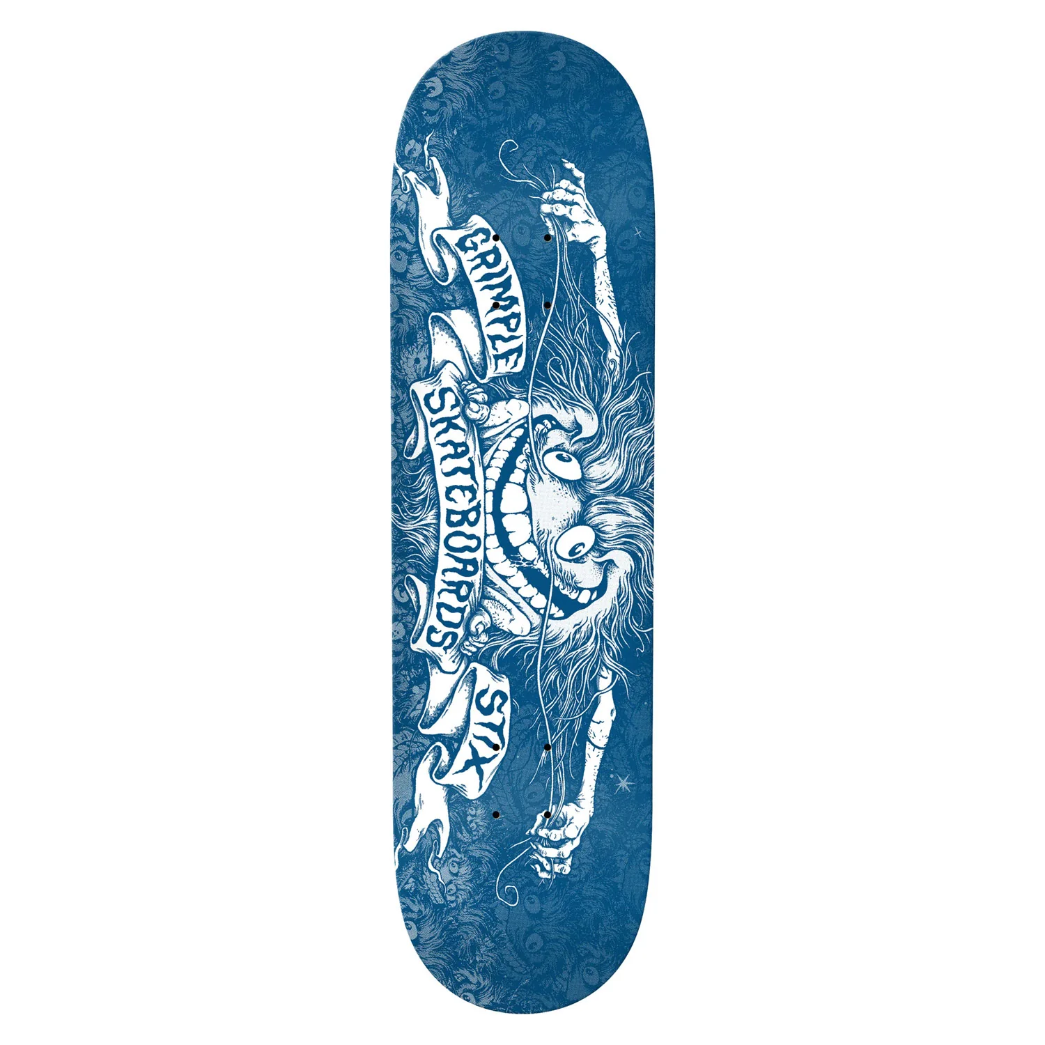 Anti Hero Skateboard Deck Grimple Stix Blue 8.06" x 31.8"
