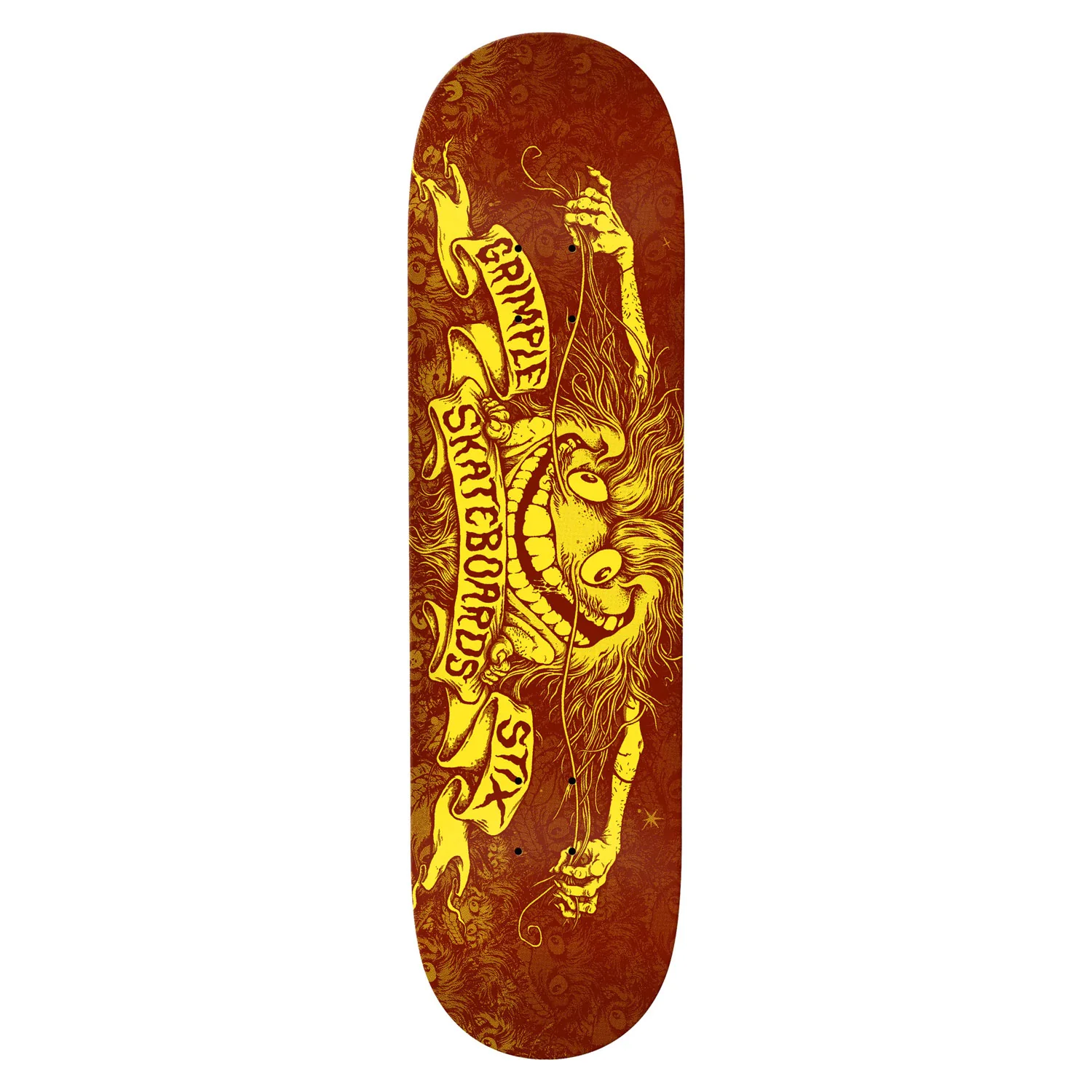 Anti Hero Skateboard Deck Grimple Stix Red 8.25" x 32"
