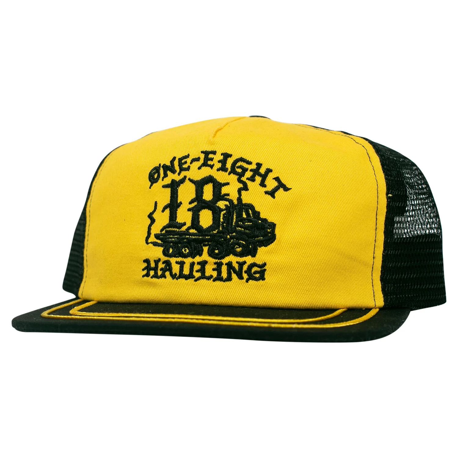 Anti Hero Skateboards Hat 18 Hauling Snapback Black/Yellow