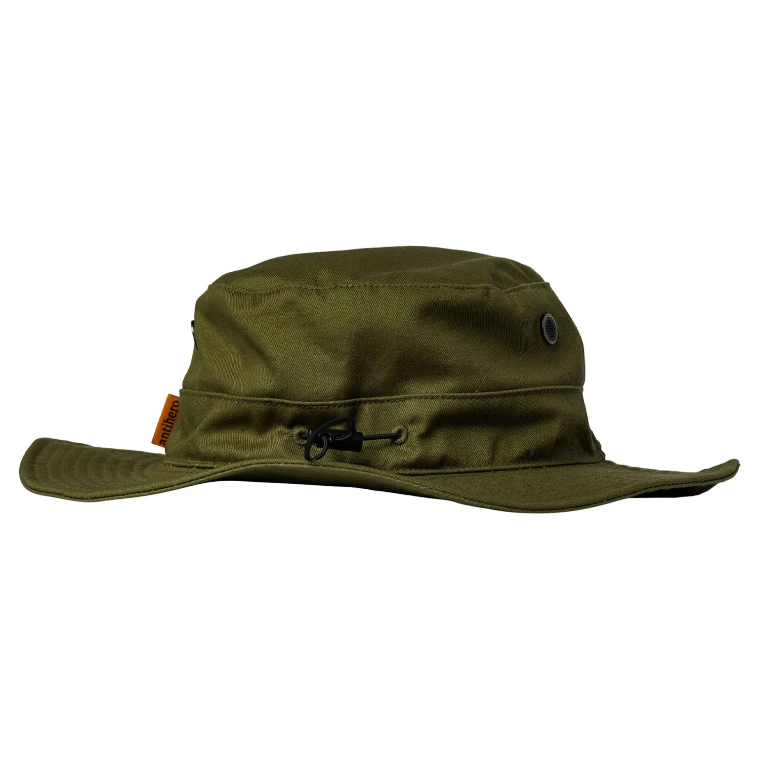 Anti Hero Skateboards Hat Basic Eagle Boonie Olive/Orange Green - Image 2
