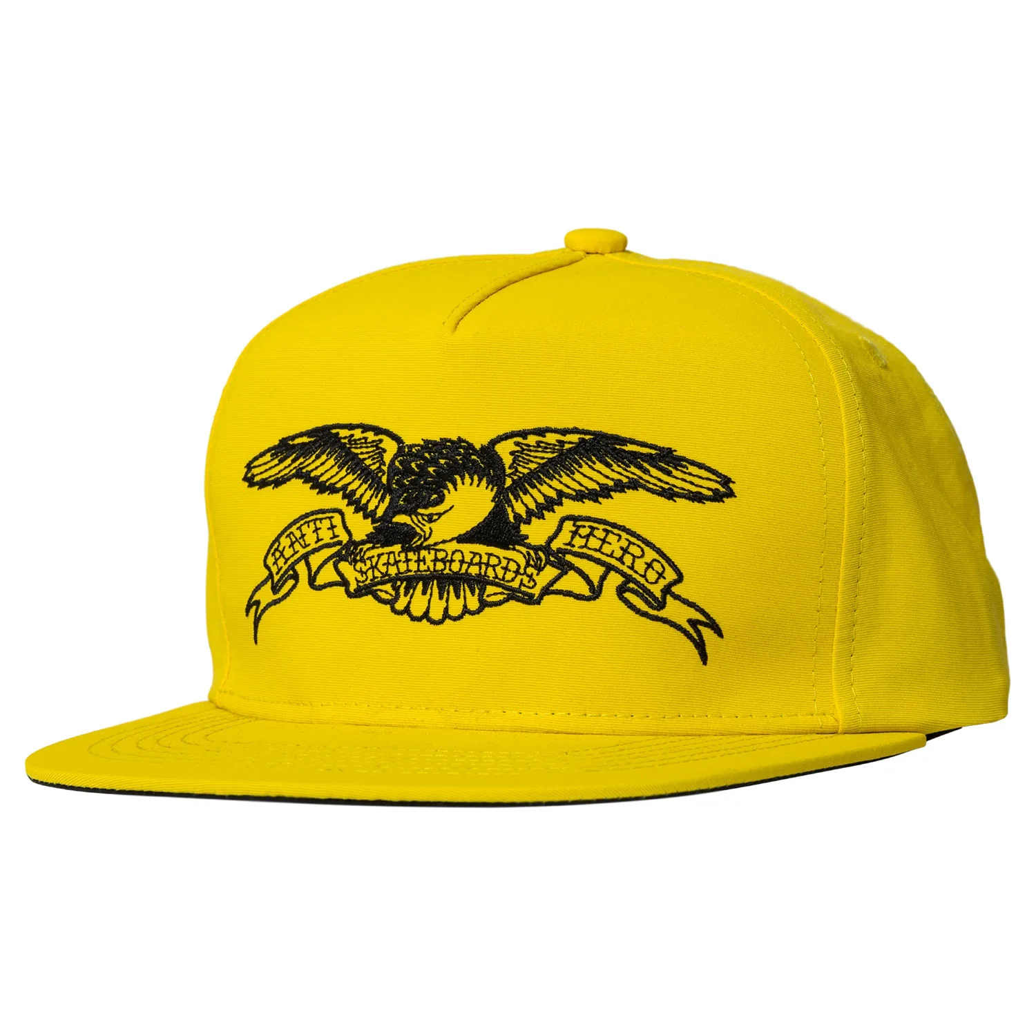 Anti Hero Skateboards Hat Basic Eagle Snapback Mustard