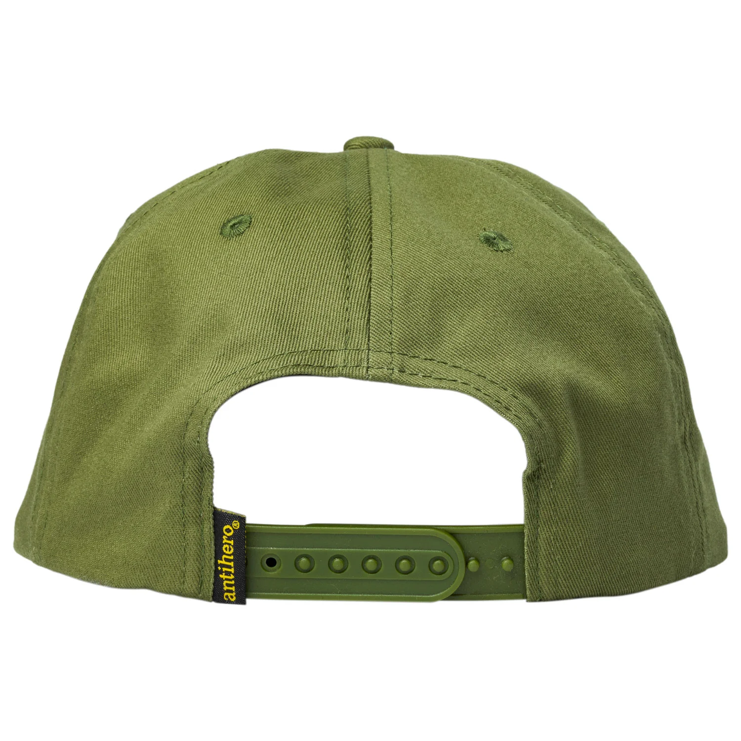 Anti Hero Skateboards Hat Basic Eagle Snapback Olive Yellow - Image 2