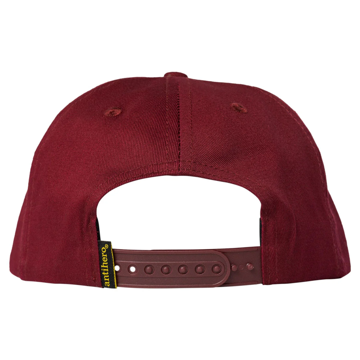 Anti Hero Skateboards Hat Basic Eagle Snapback Wine/Gold - Image 2