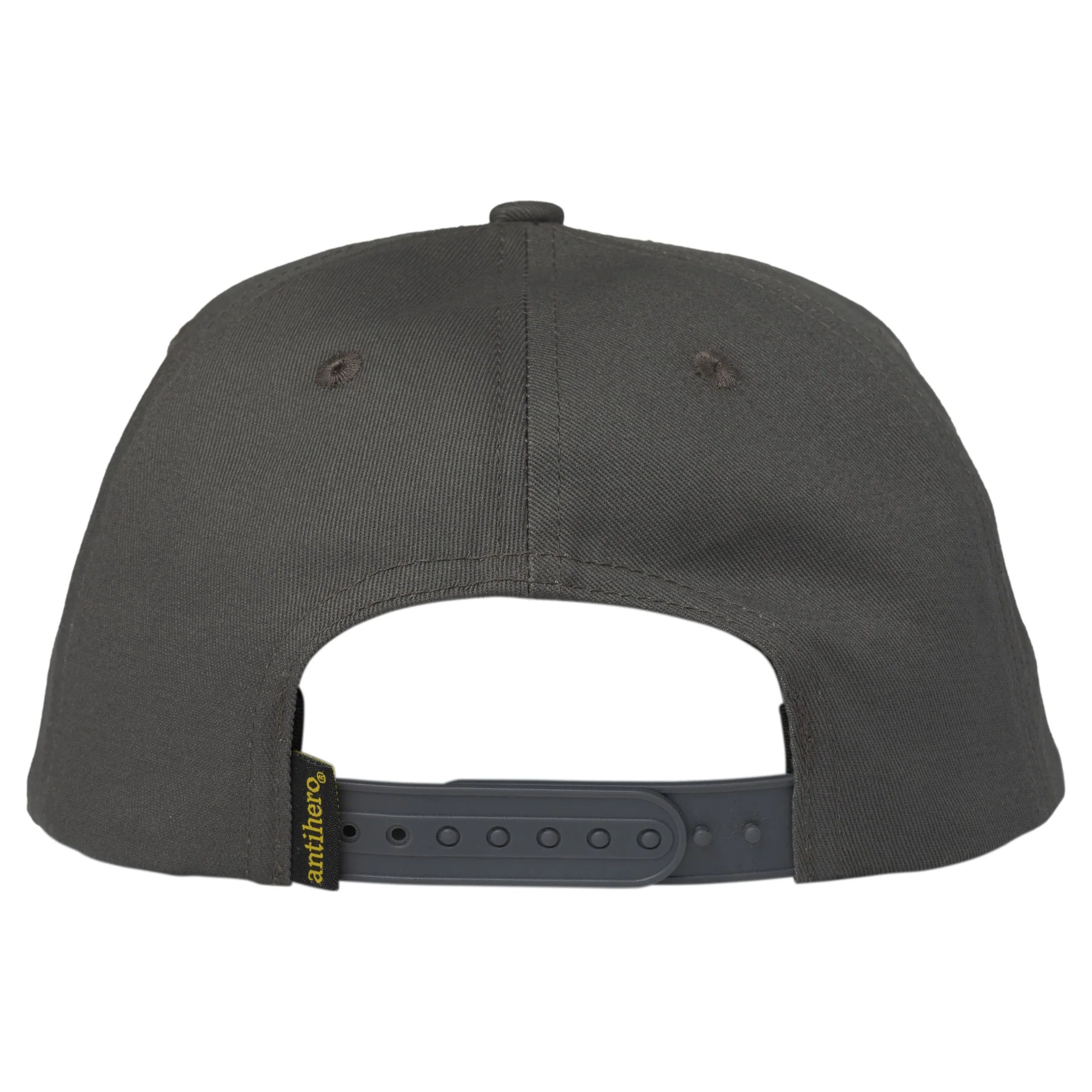 Anti Hero Skateboards Hat Basic Pigeon Round Snapback Charcoal - Image 2